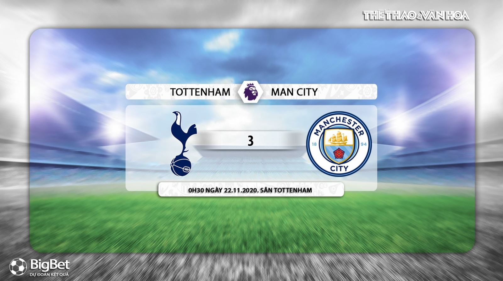 Keo nha cai, Kèo nhà cái, Tottenham vs Man City, Trực tiếp bóng đá, Ngoại hạng Anh, K+, Xem K+PM, Vòng 9 Giải ngoại hạng Anh, Trực tiếp Tottenham đấu với Man City