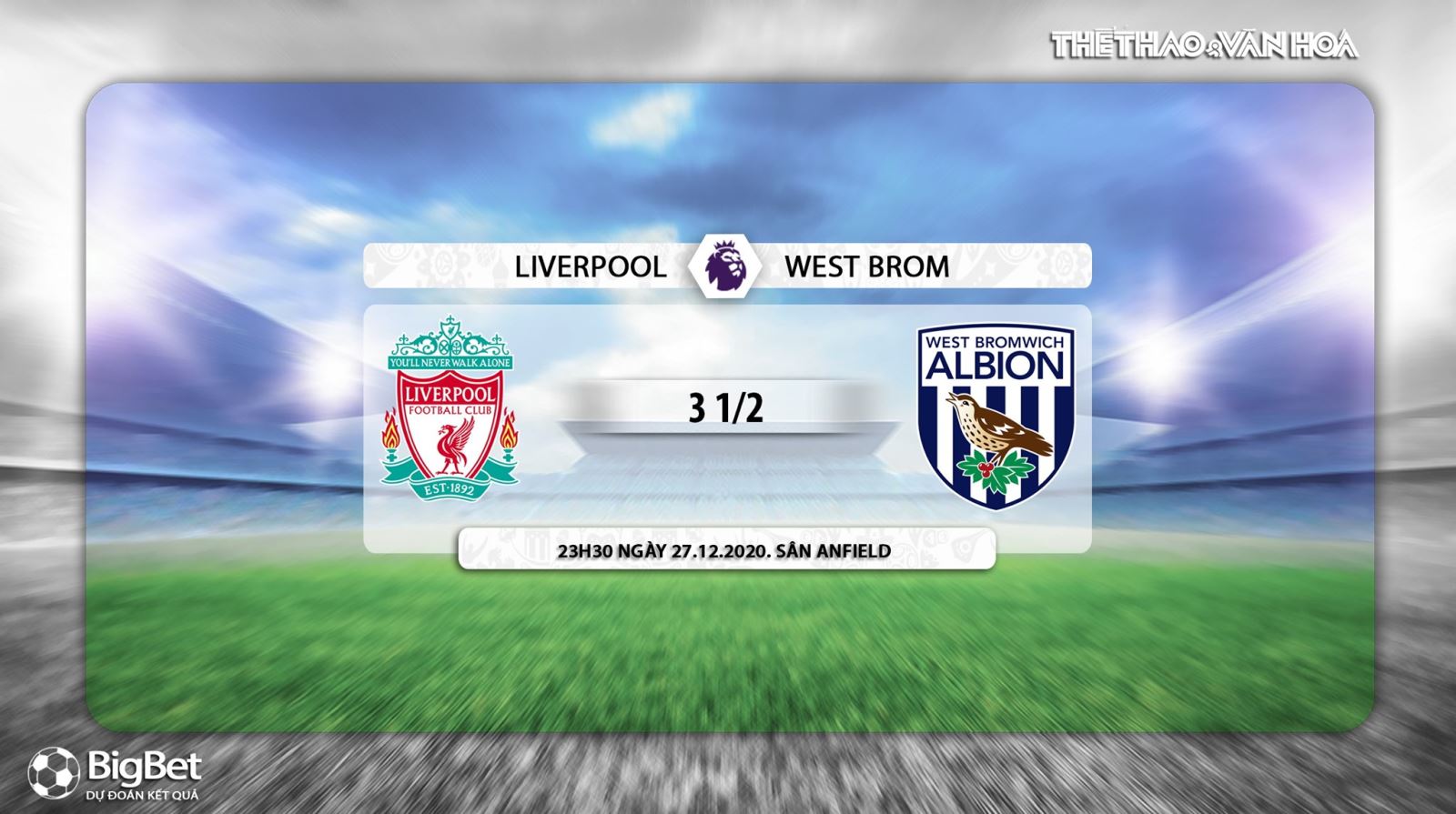 Keo nha cai, Kèo nhà cái, Liverpool vs West Brom, Trực tiếp bóng đá, Ngoại hạng Anh vòng 15, soi kèo Liverpool vs West Brom, trực tiếp bóng đá Liverpool vs West Brom, K+