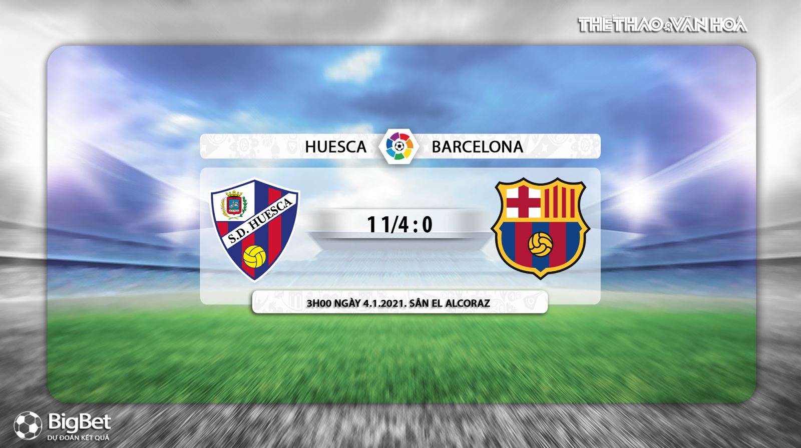 Keo nha cai, Kèo nhà cái, Huesca vs Barcelona, BĐTV, Trực tiếp bóng đá Tây Ban Nha, Trực tiếp Huesca đấu với Barcelona, Kèo bóng đá Huesca vs Barcelona, Vòng 17 La Liga