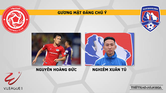 Keo nha cai, Kèo nhà cái, Viettel vs Quảng Ninh, BĐTV, Trực tiếp bóng đá Việt Nam, kèo bóng đá, trực tiếp Quảng Ninh đấu với Viettel, lịch thi đấu V-League, bxh V-League, Hoàng Đức vs Nghiêm Xuân Tú