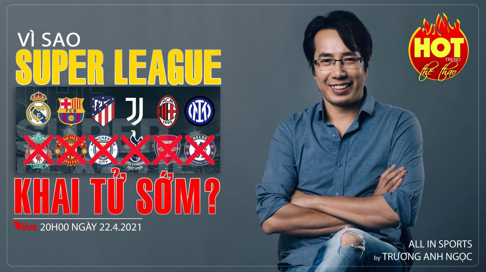  Tại sao giải bóng đá European Super League chưa ra đời đã bị 'khai tử'?