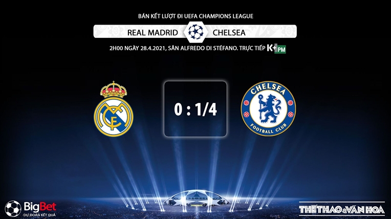 Keo nha cai, Kèo nhà cái, Real Madrid vs Chelsea, K+PM, Trực tiếp bóng đá cúp C1, Kèo cúp C1, trực tiếp Real Madrid đấu Chelsea, xem trực tiếp bóng đá Champions League