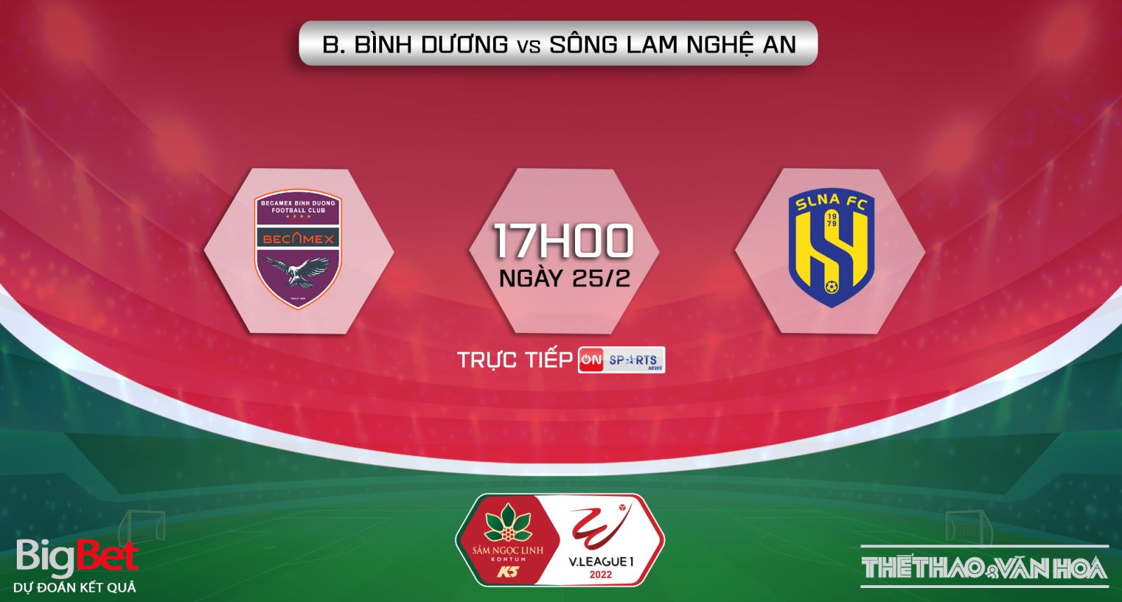 Soi kèo nhà cái Bình Dương vs SLNA. Nhận định, dự đoán bóng đá V-League 2022 (17h00, 25/2)