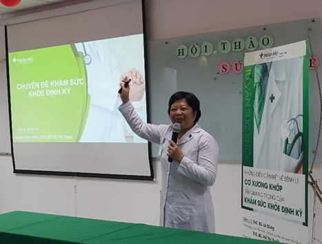 Chương trình tư vấn sức khỏe về bệnh cơ xương khớp và tầm quan trọng của khám sức khỏe định kỳ