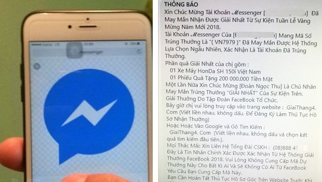 Facebook giả mạo chiếm khoảng 60% số vụ lừa đảo trên mạng xã hội