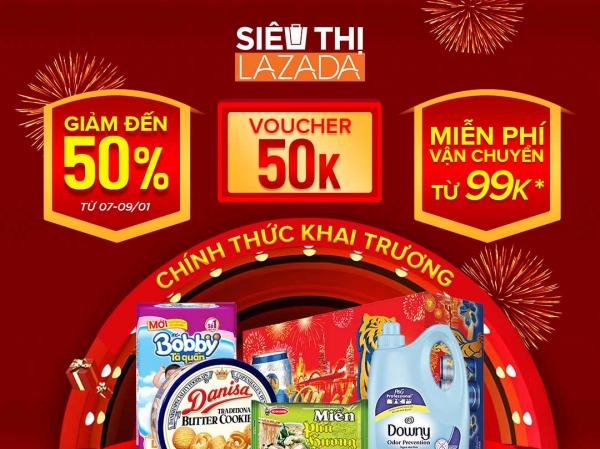 Lazada ra mắt siêu thị online