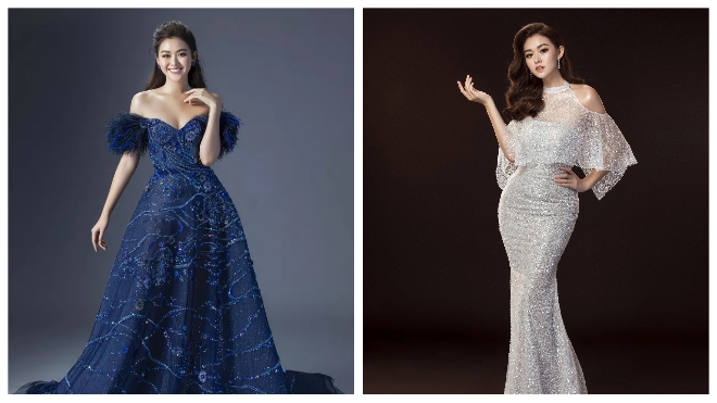 Á hậu Tường San gợi cảm với đầm dạ hội trước giờ G Chung kết Miss International 2019