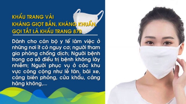 Bộ Y tế hướng dẫn chọn và sử dụng khẩu trang phòng dịch COVID-19