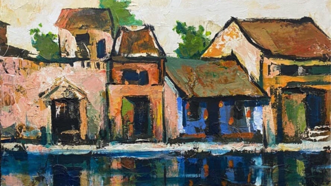 Nghệ thuật vì người khó khăn vùng dịch: Hội họa tiếp tục xông xáo