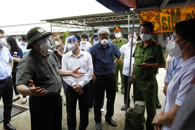 Thủ tướng Phạm Minh Chính thị sát công tác phòng chống dịch Covid-19 tại TP HCM, Thủ tướng Phạm Minh Chính, dịch Covid-19 tại TP HCM, Thủ tướng chính phủ Phạm Minh Chính