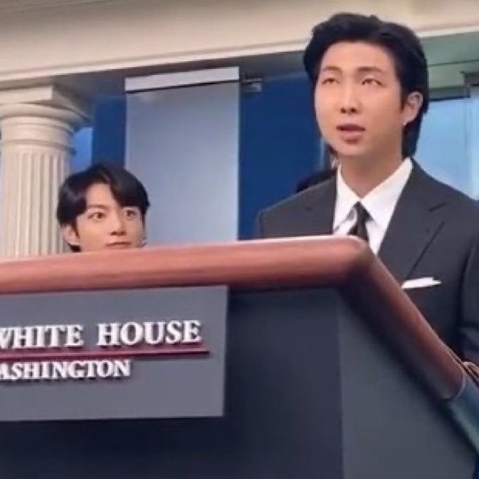 BTS, kpop, k pop, idol, idol kpop, thành viên BTS, RM, Jin, Jimin, Jungkook, Suga, JHope, J Hope, V, V BTS, BTS tới Nhà trắng, Joe Biden, tổng thống Mỹ, BTS tổng thống Mỹ