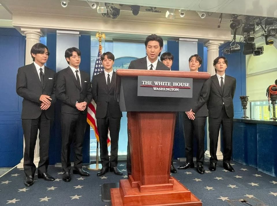 BTS, kpop, k pop, idol, idol kpop, thành viên BTS, RM, Jin, Jimin, Jungkook, Suga, JHope, J Hope, V, V BTS, BTS tới Nhà trắng, Joe Biden, tổng thống Mỹ, BTS tổng thống Mỹ
