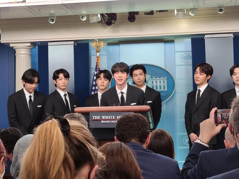 BTS, kpop, k pop, idol, idol kpop, thành viên BTS, RM, Jin, Jimin, Jungkook, Suga, JHope, J Hope, V, V BTS, BTS tới Nhà trắng, Joe Biden, tổng thống Mỹ, BTS tổng thống Mỹ