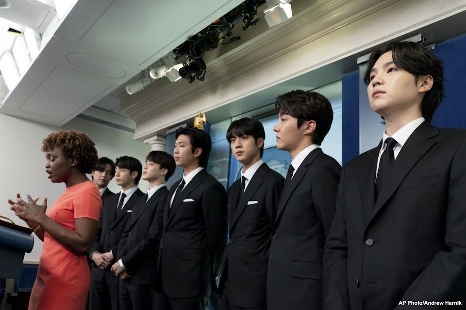 BTS, kpop, k pop, idol, idol kpop, thành viên BTS, RM, Jin, Jimin, Jungkook, Suga, JHope, J Hope, V, V BTS, BTS tới Nhà trắng, Joe Biden, tổng thống Mỹ, BTS tổng thống Mỹ