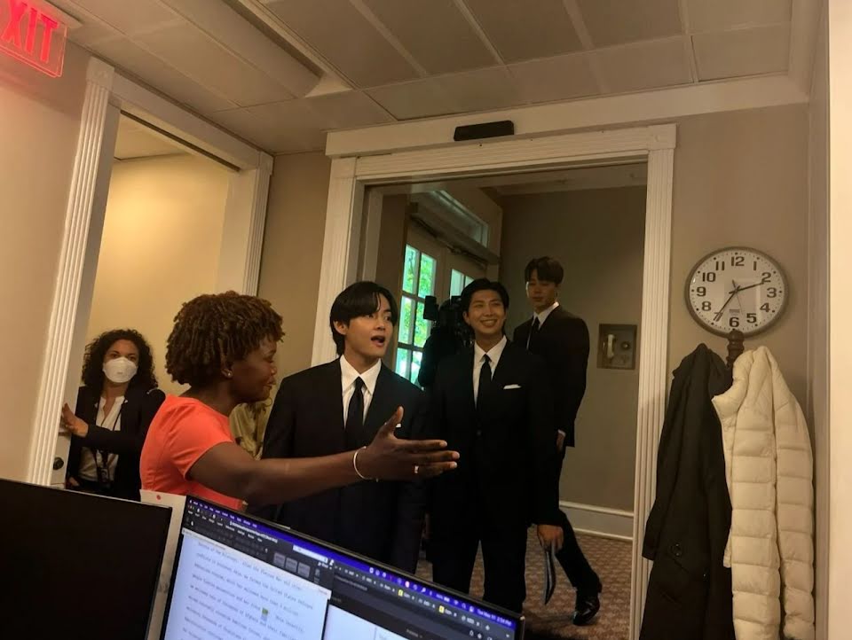 BTS, kpop, k pop, idol, idol kpop, thành viên BTS, RM, Jin, Jimin, Jungkook, Suga, JHope, J Hope, V, V BTS, BTS tới Nhà trắng, Joe Biden, tổng thống Mỹ, BTS tổng thống Mỹ