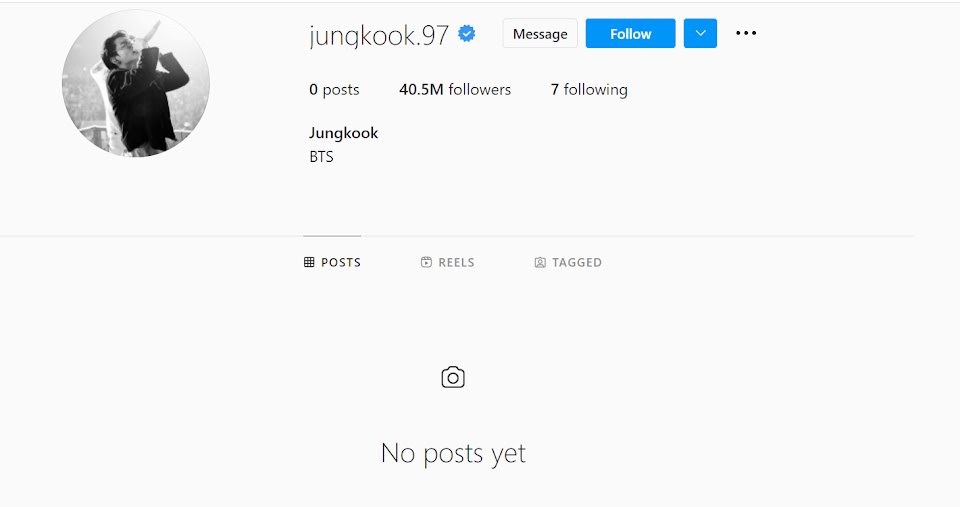 BTS, Jungkook, Út vàng BTS, Instagram, Jungkook xóa Instagram, kpop, k pop, idol, idol kpop, thành viên BTS, RM, Jin, Jimin, Jungkook, Suga, JHope, J Hope, V