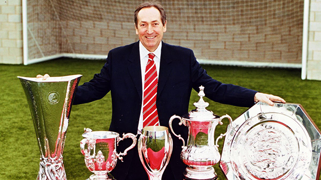 Liverpool, Houllier, Gerard Houllier, Houllier qua đời, Cựu HLV Liverpool qua đời, Liverpool 2001. Liverpool ăn 3, Liverpool ăn 5, Owen, Gerrard, Ngoại hạng Anh, Bóng đá