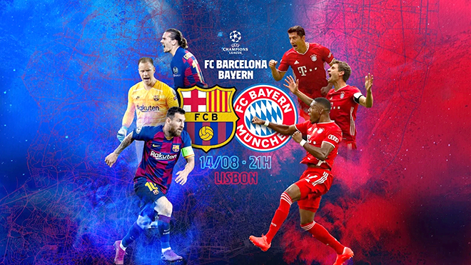 Lịch thi đấu cúp C1, Lịch thi đấu Champions League, Barcelona vs Bayern, K+, K+PM, Lịch thi đấu bóng đá cúp C1, Man City vs Lyon, truc tiep bong da, Cúp C1, Messi, Pep