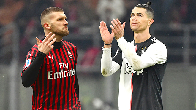 Truc tiep bong da, Milan vs Juventus, Trực tiếp bóng đá Ý, FPT Play, Kèo nhà cái, keo nha cai, trực tiếp Milan đấu với Juventus, bảng xếp hạng bóng đá Ý, Ronaldo, Juve