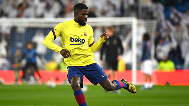 Barca: Umtiti khốn khổ với đôi chân pha lê