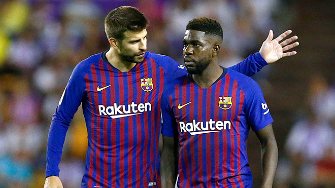 Bong da, Bong da hom nay, Hàng thủ Barcelona, Màn casting trung vệ ở Camp Nou, Barcelona, Barca, hàng thủ Barca, Samuel Umtiti, trung vệ Barca, bóng đá Tây Ban Nha, Liga