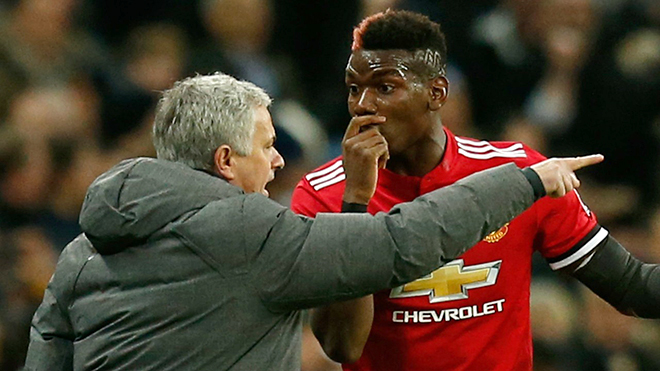 Mourinho và Pogba 'đánh nhau', chỉ M.U là thua