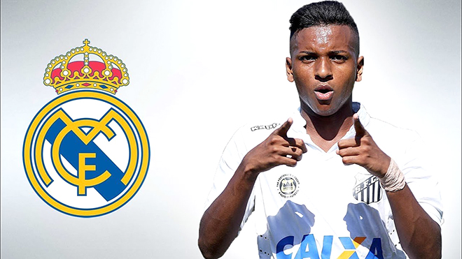 Tân binh Rodrygo của Real: Đi lên từ futsal, chỉ mong được làm đồng đội của Neymar