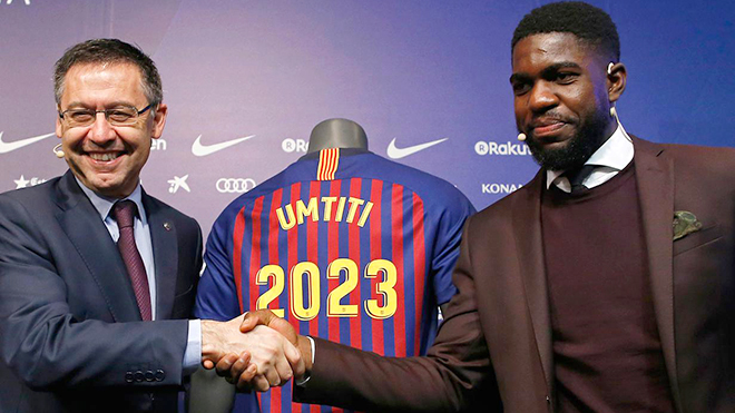 Giữ được Samuel Umtiti lâu dài là chân đế cho thành công của Barca