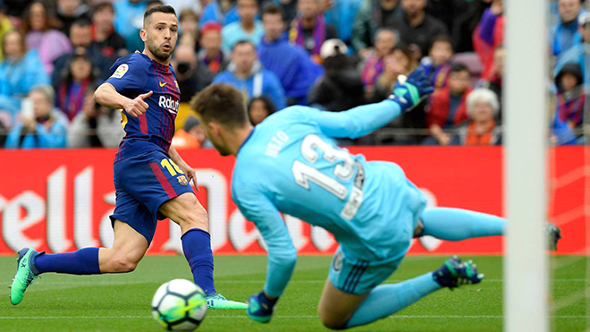 Jordi Alba vẫn là ngòi nổ đáng sợ của Barca