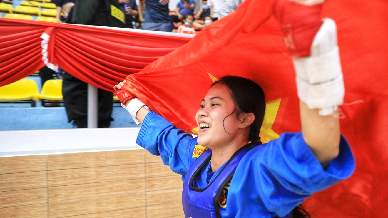 Sau 20 năm tập Vovinam, Kiều Giang đã có HCV