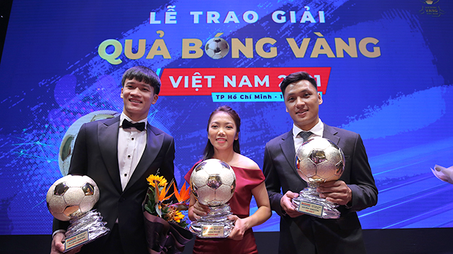 Hoàng Đức thắng tuyệt đối Quả bóng vàng Việt Nam  