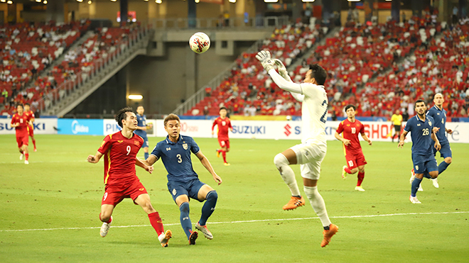 Việt Nam 0-2 Thái Lan, bóng đá Việt Nam, dtvn, Park Hang Seo, bán kết lượt về AFF Cup, lịch thi đấu bán kết lượt về AFF Cup, Quang Hải, Nguyên Mạnh, Chanathip