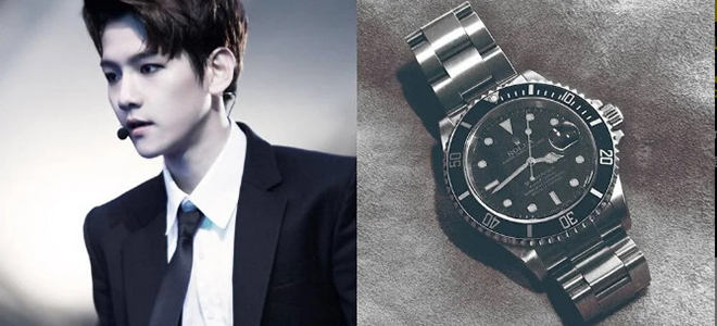 Jungkook BTS, V BTS, Quà sinh nhật, Baekhyun EXO, Mingyu Seventeen, Rolex, Gucci