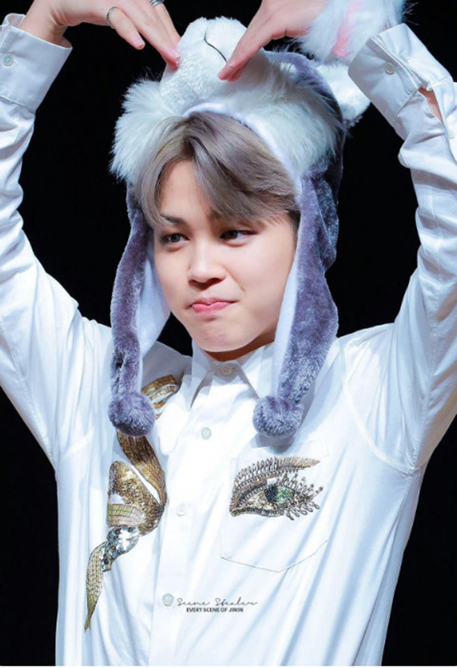 BTS, Bts, Jimin đeo bờm, jimin bts, Jimin cute, Rilakkuma, Jimin mochi, bts