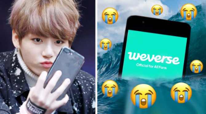 Lý do khiến 5 lần các chàng trai BTS làm sập Weverse