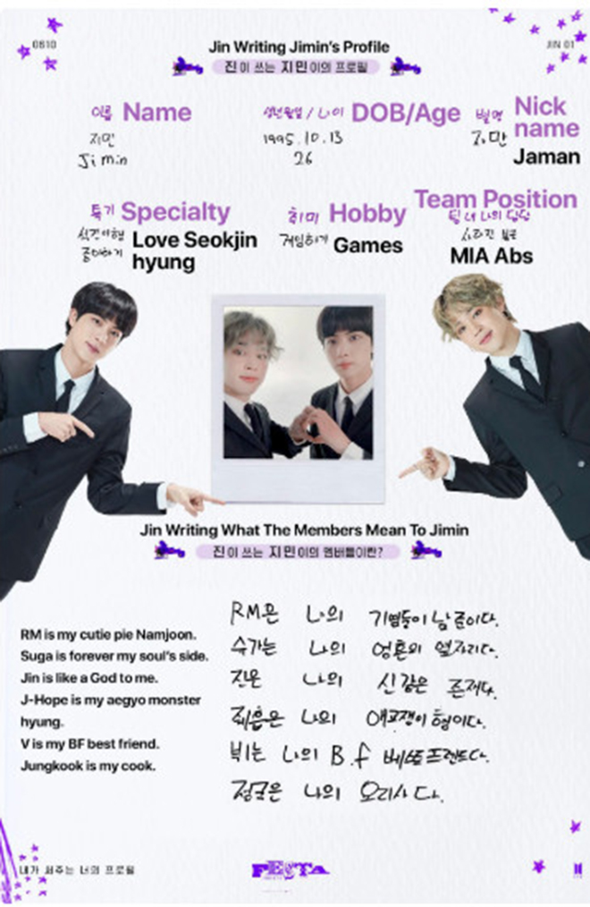 BTS, Profile các chàng trai BTS, Jungkook, Suga, Jimin, Sweet Night, Jin, J-Hope