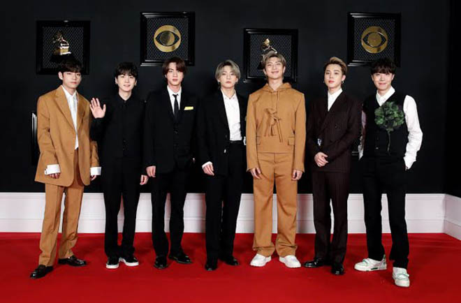 BTS, BTS như người mẫu tại giải Grammy, Jungkook, V BTS, Jimin, Suga, Jin