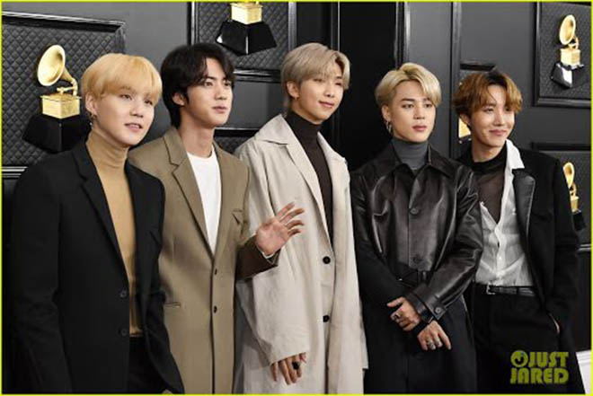 BTS, BTS như người mẫu tại giải Grammy, Jungkook, V BTS, Jimin, Suga, Jin