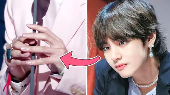 Nhiều lần V BTS thể hiện đôi tay đẹp chẳng kém gì ‘visual’ đỉnh của mình