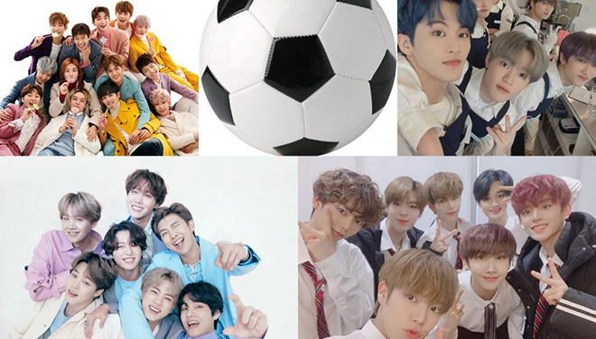 Kỹ năng chơi bóng đá ‘gây choáng’ của BTS, Seventeen…