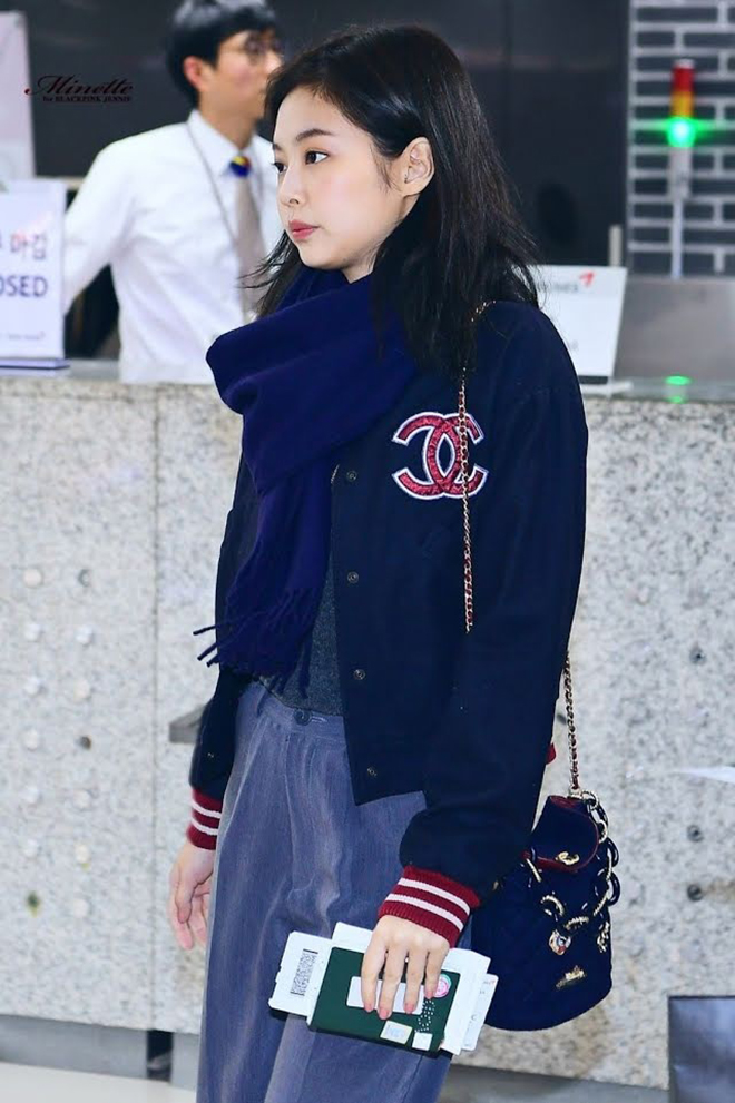 Blackpink, Jennie, Trang phục sân bay của Jennie, Chanel, Ralph Lauren, LOEWE