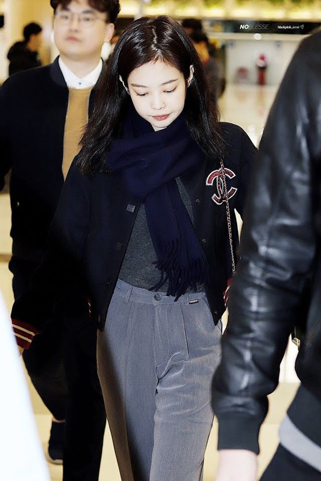 Blackpink, Jennie, Trang phục sân bay của Jennie, Chanel, Ralph Lauren, LOEWE