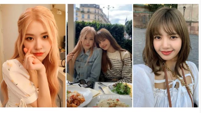 Rosé và Lisa Blackpink khoe ảnh hẹn hò 'tình thân mến thân' dù lịch diễn 'kín mít'