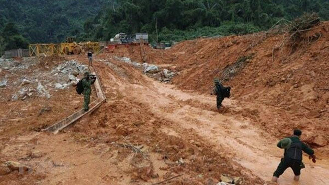 Vụ sạt lở tại Thủy điện Rào Trăng 3: Tranh thủ thời tiết tạnh ráo nỗ lực tìm kiếm nạn nhân