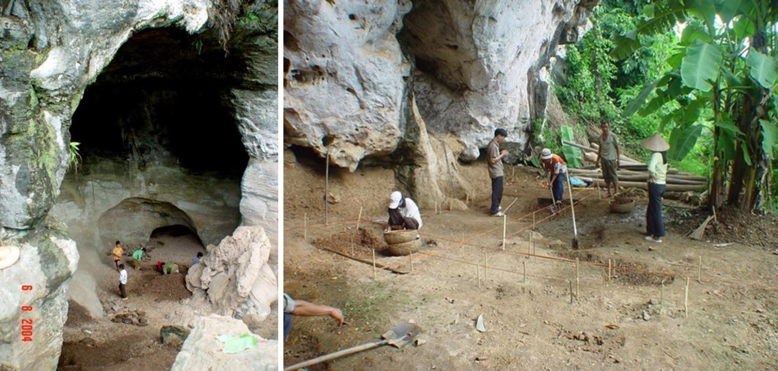 Hang Xóm Trại và mái đá Đú Sáng