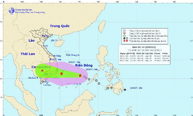 Bão số 14, Áp thấp nhiệt đới, bao so 14, Áp thấp mạnh lên thành bão, Tin bão mới nhất, cơn bão số 14, cập nhật bão số 14, bão đổ bộ, thời tiết, bão Krovanh