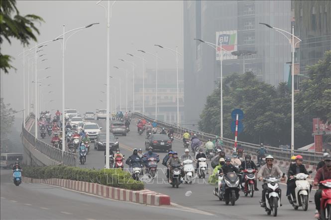 ở Hà Nội có chỉ số AQI màu cam, mức không tốt cho nhóm nhạy cảm. 