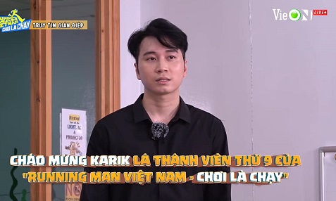 Karik xuất hiện, Karik tham gia Running Man, Running Man Vietnam Chơi là chạy, Karik đã xuất hiện ở Running Man, Karik gây bất hòa toàn đội Running Man, Running Man