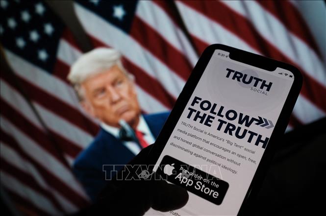 Truth Social, mang xã hội Truth Social, mạng xã hội cựu Tổng thống Mỹ, D.Trump của cựu Tổng thống Mỹ, mạng xã hội của cựu Tổng thống Mỹ D.Trump