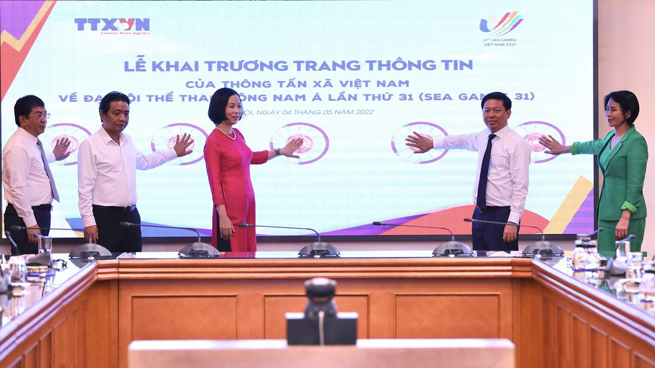  Hãng thông tấn Malaysia đánh giá tích cực trang thông tin của TTXVN, trang thông tin của TTXVN, trang thông tin SEA Games 31 của TTXVN, SEA Games 31